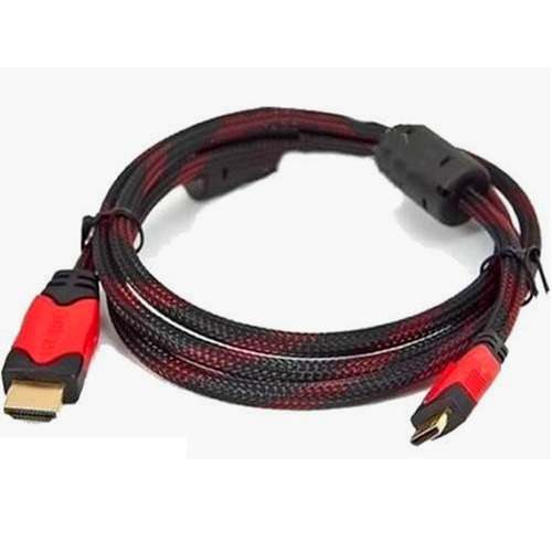 Imagen 2 de 3 de Cable Hdmi De 3 Mts Full Hd V1.4 Ficha Oro Velocidad 4k Pc