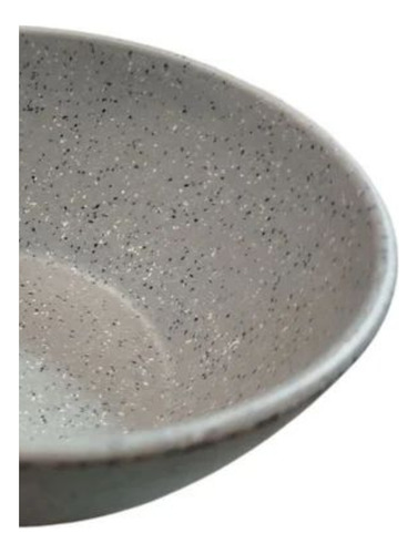 12 Bowls 500ml 14cm Melamina Gris Resistente Travessa Cocina