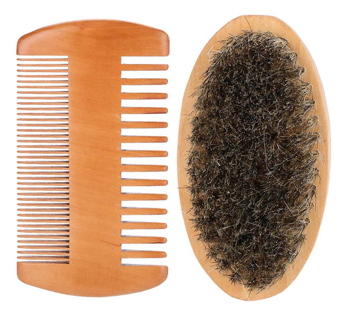 Cepillo De Limpieza De Barba Para Hombre, Bigote Ovalado, Af