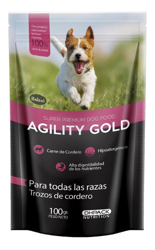 Alimento Para Perro -agility Trozos De Cordero 100 Gr