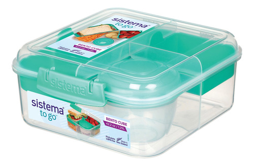 Sistema Bento Box To Go - Fiambrera Con Yogur Y Maceta De Fr