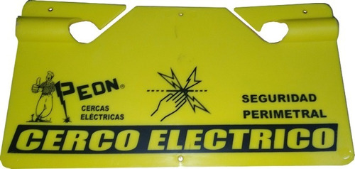 Señales De Advertencia Para Cerca Eléctrica 