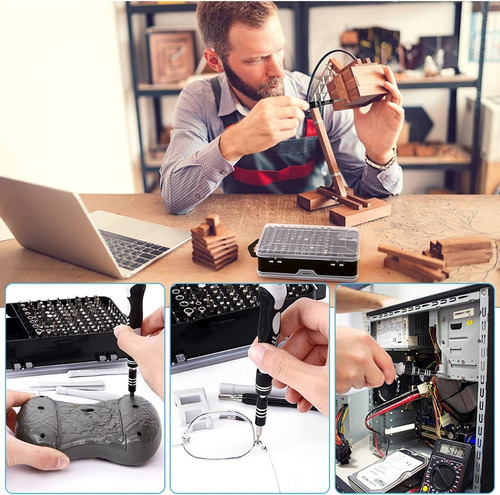 Juego Destornilladores Precisión 115 En 1 Notebook Teléfono