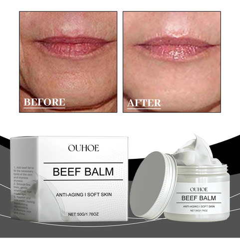 Crema Limpiadora Facial Iluminadora N Beef Balm Que Hidrata