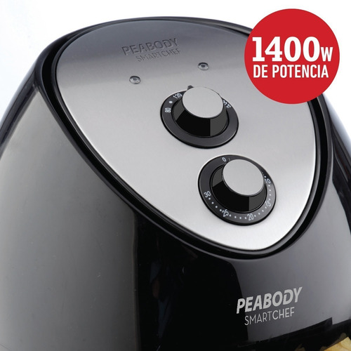 Imagen 6 de 10 de Freidora Sin Aceite Eléctrica 3.2 Litros Peabody Pe-af605