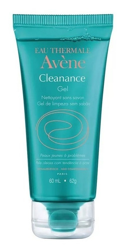 Avene Cleanance Gel De Limpeza 60ml Eau Thermale Sem Sabao