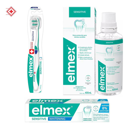 Kit  Dental Elmex Sensitive Whitening