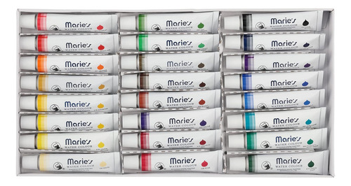 Marie's Juego De Pinturas De Acuarela De 24 Colores Surtidos