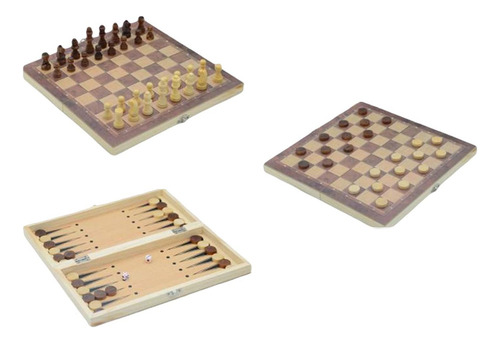P Juego De Ajedrez 3 En 1, Tablero Plegable, Juguetes