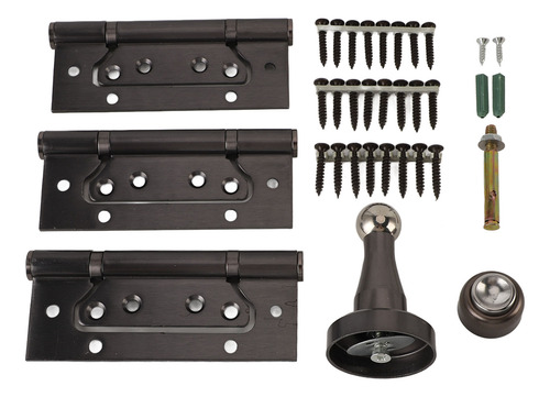 Kit De Bisagra De Puerta De 5 Pulgadas Stop Metal Quiet Stro
