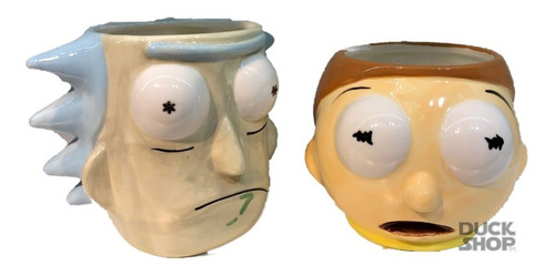 Mug Rick Y Morty  En 3d - Ceramica 