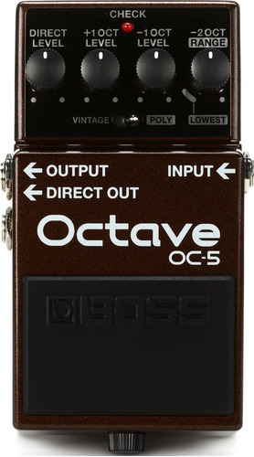 Pedal Octavador Boss Oc-5 Oc5 Octave Pedal