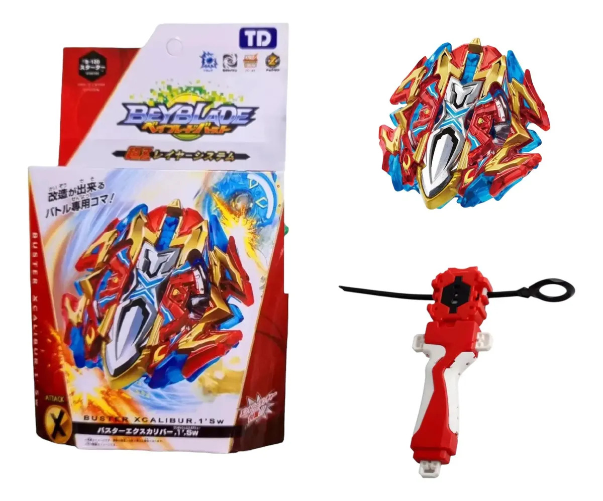 Beyblade Trompo Burst A Elección Con Lanzador + Mango 120