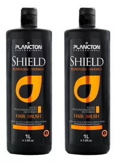 2 Escova Progressiva Sem Formol Plancton Shield Profissional