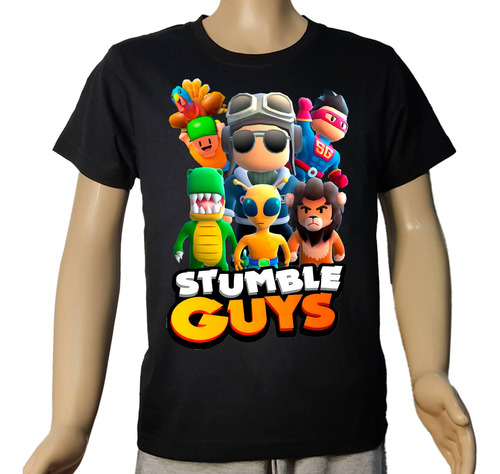 Camiseta Remera Stumble Guys En Dos Bellos Diseños