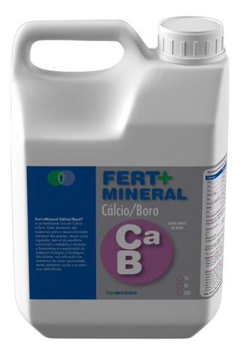 Adubo Cálcio E Boro 5 Litros - Fert+ Mineral