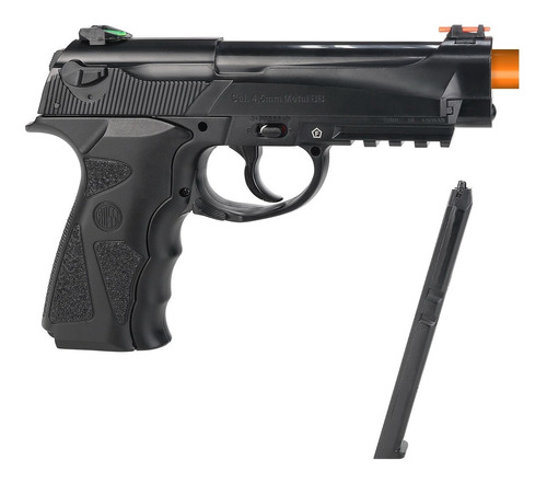 Pistola De Pressão Co2 Rossi C12 4.5mm Wingun Com Trava Nfe