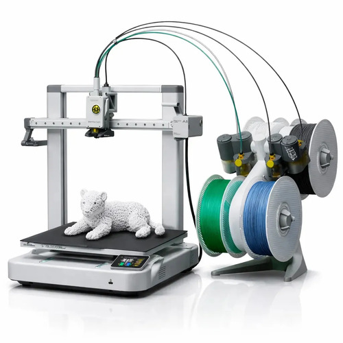Impressora 3d Bambu Lab A1 Combo Com Ams Lite Até 4 Cores Área 256x256x256mm Multicor Fdm