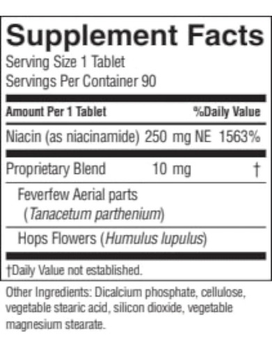 Natures Sunshine Niacin 90tabs