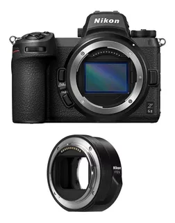 Câmera Nikon Z6 Ii / Z 6ii - Corpo + Adap. Ftz Ii + Nf-e *