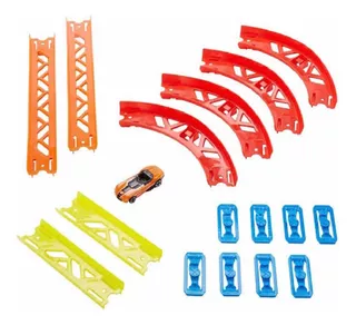 Hot Wheels Track Builder Pista Curvas Premium