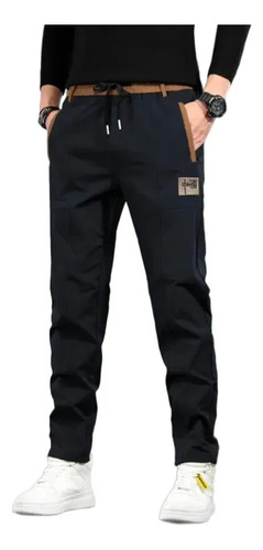 Pantalones Cargo De Trabajo Elásticos Con Forro Polar Para H