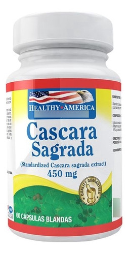 Cascara Sagrada 450mg 60 Softgels - Unidad a $633