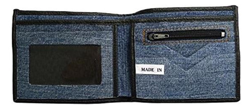 Bijoux De Ja Cartera Pequeña Unisex De Mezclilla Azul