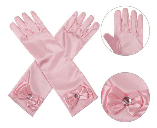 Accesorios Para Disfraz De Princesa, Tiara Con Guantes, Cuel