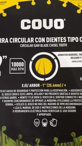 Disco Para Desmalezadora Circular 24 Dientes Covo