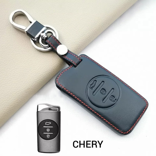 Capa Couro Chave Presença Carro Chery Novo Tiggo 3x 5x Pro