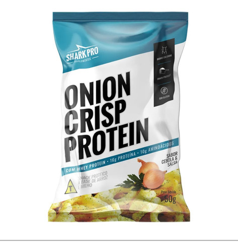 Salgadinho Proteico Onion 50g Sabor Cebola E Salsa Skark Pro