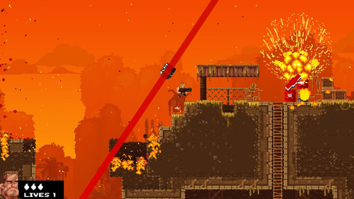 Juego multimedia físico Broforce Deluxe Edition para Nintendo Switch