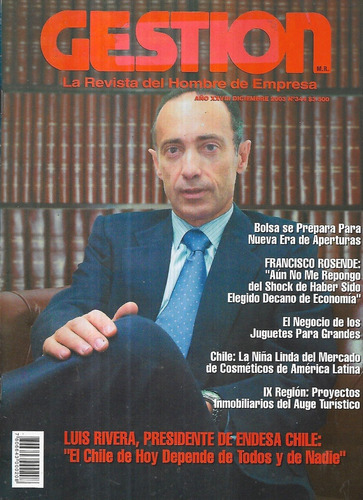 Revista Gestión N° 344 / Diciembre 2003 / Luis Rivera Novo