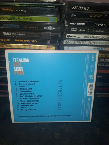 Fernando Goin - Sings Dylan - Cd (Usado)