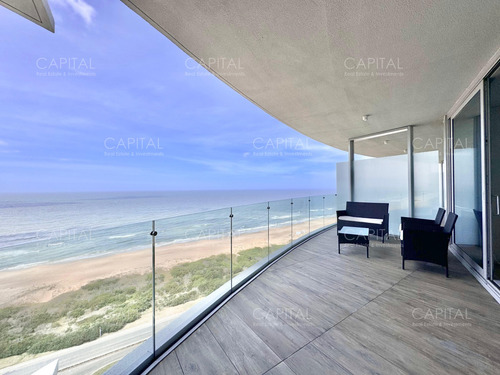 Apartamento Primera Linea De Tres Dormitorios En Playa Brava,punta Del Este - Trump Tower En Alquiler