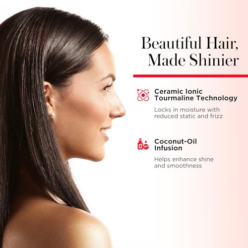 Plancha Para El Cabello Revlon Smoothstay Con Aceite De Coco