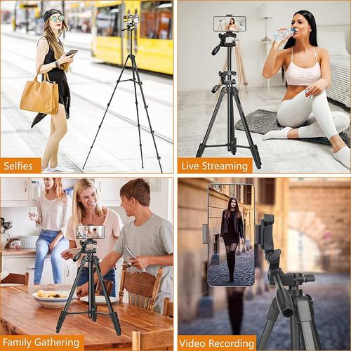Imagen 8 de 10 de Tripode Profesional Neewer 137 Cm Para Camaras Con Control