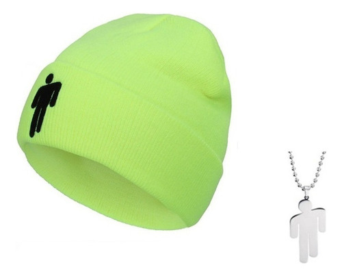 K Billie Eilish Beanie Design Nuevo Sombrero+mismo Collar