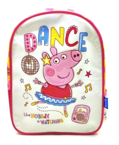 Mochila Espalda 12 Pulgadas Peppa Pig Dance Wabro 55200