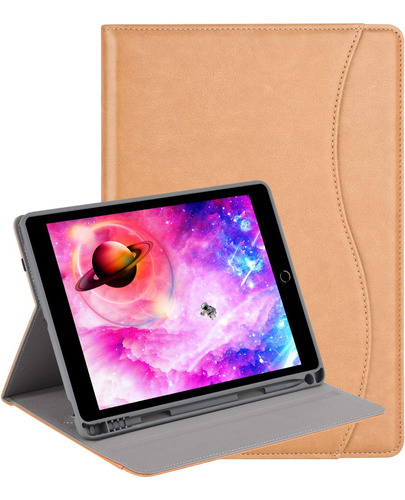 Funda New Para iPad 10.2 Hfcoupe 9/8/7 Gen Folio D/cuero/cam