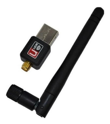 Receptor Adaptador Antena Wifi Inalambrico Usb 600 Mb Antena