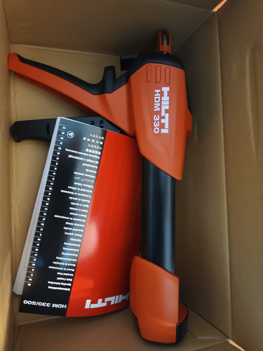 Aplicador Hilti Hdm 330 Con Portacartucho Negro