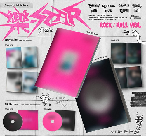 Stray Kids Rock Star Album Version A Elegir Sellado Nuevo