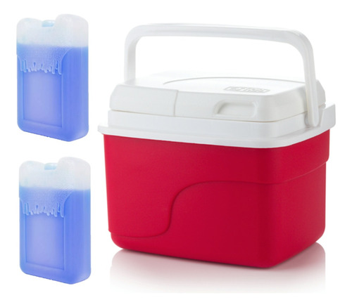 Cava Nevera Termica Portatil 6 Latas + Sustituto Hielo 