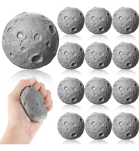 Moon Stress Balls 2.5 Inch Anxiety Fidget Relief Squeez...