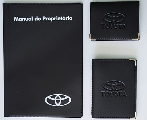 Imagem 1 de 7 de Kit Com Porta Manual Capas Carteiras Toyota