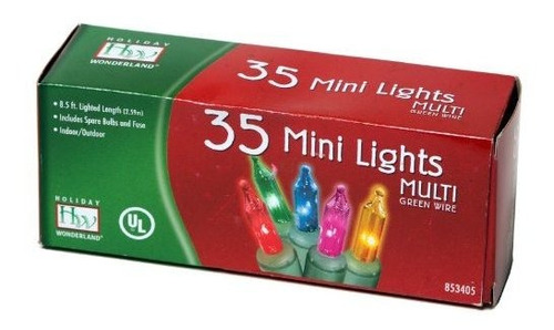 Indoor/outdoor 35-count Multi Color Juego De Luz De 2daw T