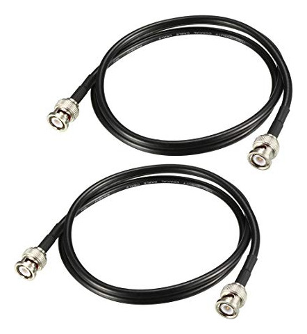 Cable Coaxial Rg58 Bnc Macho A Bnc Macho 50 Ohmios, 4 Pies,