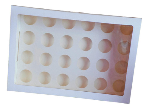 Caja Portátil Para Cupcakes Con Capacidad Para 24 Cupcakes,